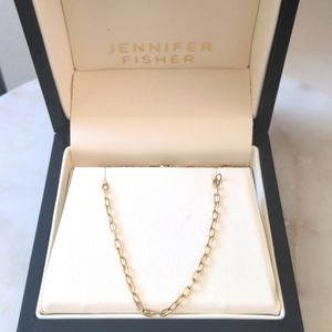 Jennifer Fisher Small Round Link Chain 24".